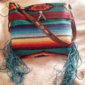 This is our Santa Fe saddle Blanket purse!!!
